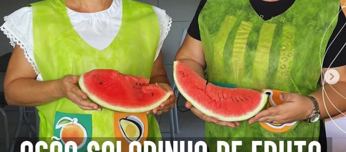 Ação saladinha de fruta