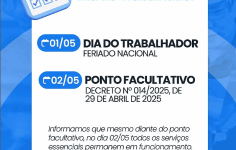 DIA DO TRABALHADOR!