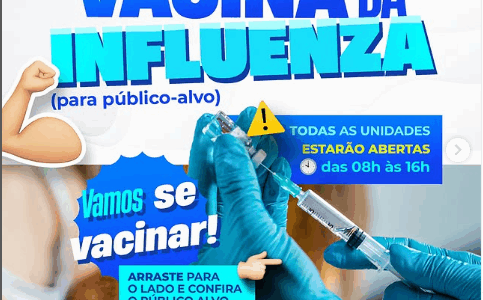 VAMOS NOS PROTEGER CONTRA A INFLUENZA!