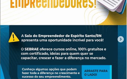 Atenção, empreendedores de Espírito Santo/RN!