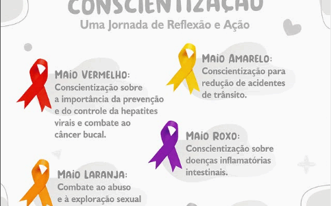 Maio é um mês dedicado à conscientização!