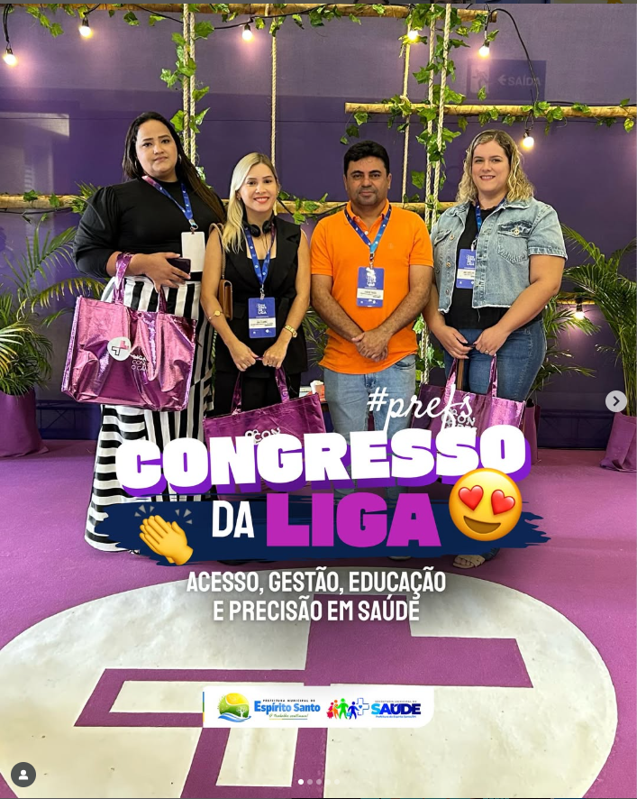 Espirito Santo no 8º Congresso da Liga no Centro de Convenções de Natal.