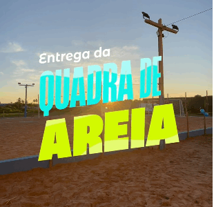 Foi inaugurada com muito sucesso a nova Quadra de Areia!