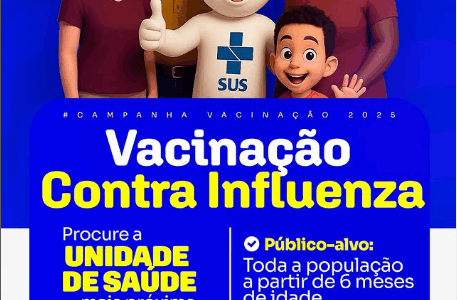 A vacinação contra a Influenza continua!