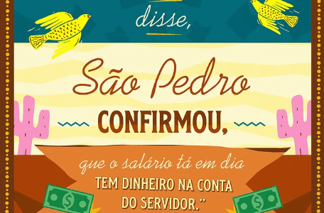 São João avisou, São Pedro confirmou…