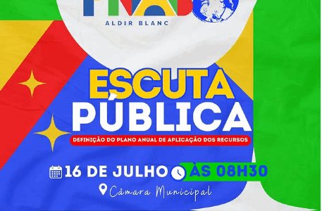 ESCUTA PÚBLICA – PNAB Aldir Blanc