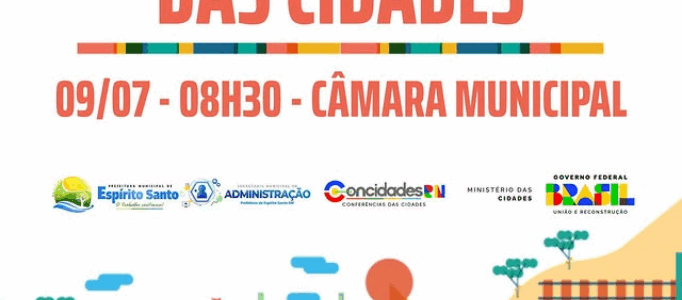 Vem aí a 1ª Conferência Municipal das Cidades