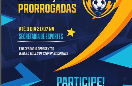 As inscrições para o Campeonato de Futsal 2025 foram PRORROGADAS!