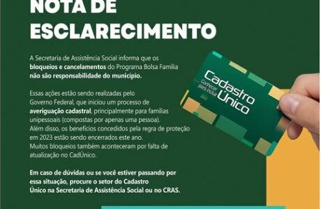Atenção, beneficiários do Bolsa Família!