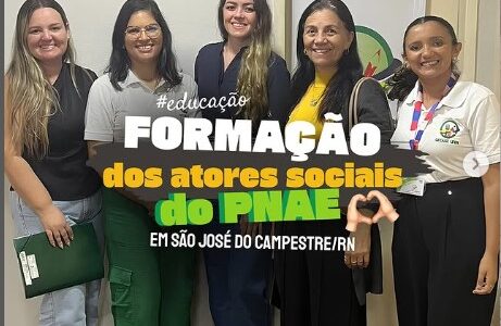 Formação com os atores do PNAE