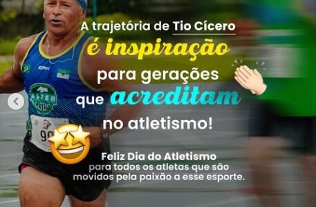 Hoje é dia de celebrar o Atletismo!