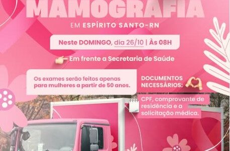 Vem aí a Carreta de Mamografia!