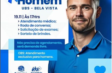Saúde do homem na UBS Bela Vista 