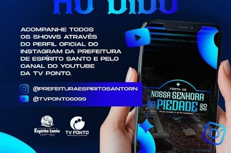  Transmissão ao vivo na melhor festa da região! 