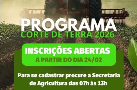 PROGRAMA CORTE DE TERRA 2026 