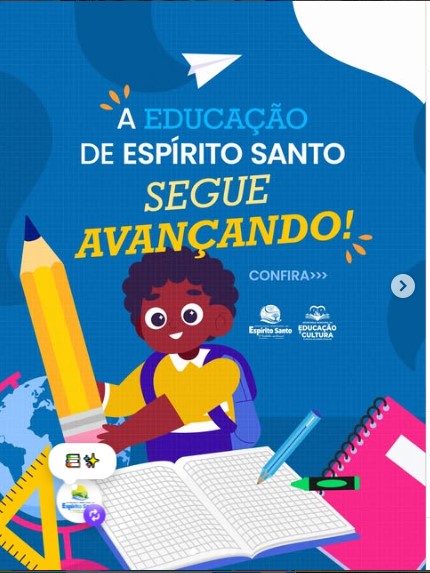 A educação de Espírito Santo segue avançando! 