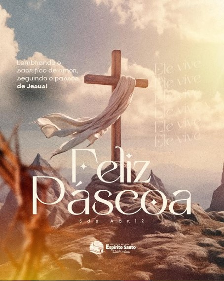 Ele vive! E a esperança também vive em nós.