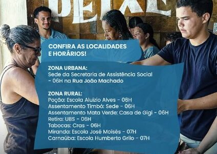 Atenção, população! 