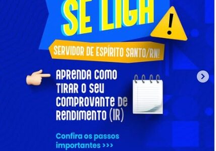 SE LIGA, servidor de Espírito Santo/RN!