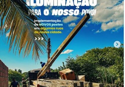 Mais iluminação para o nosso povo 