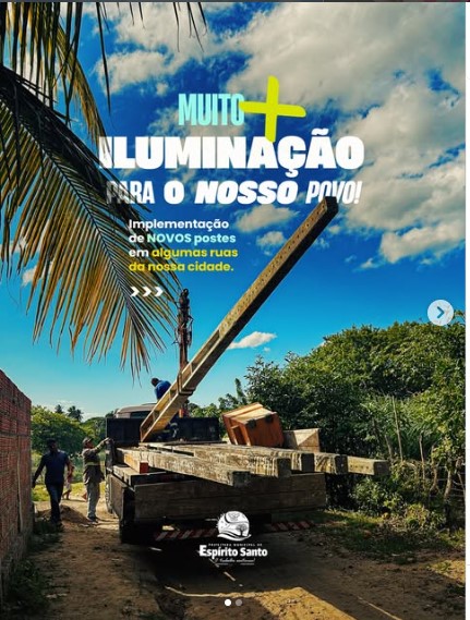 Mais iluminação para o nosso povo 