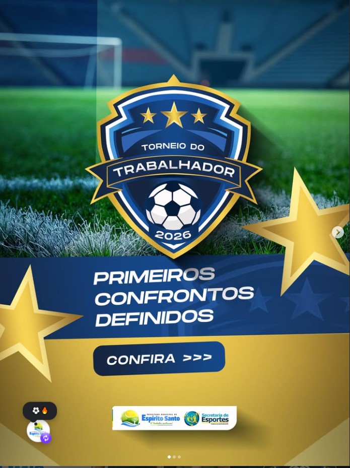 Amanhã tem emoção do Torneio do Trabalhador 2026!