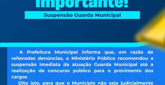 Comunicado Importante! Comunicado Importante!