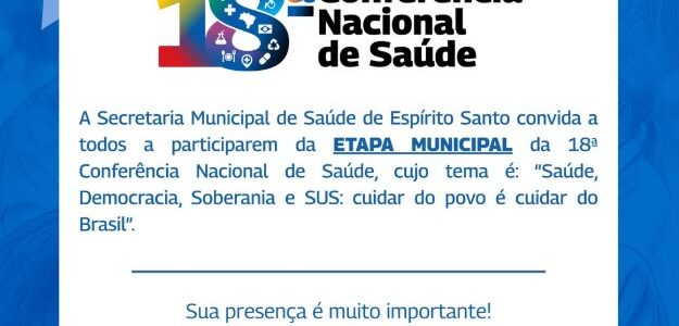 A saúde é construída com diálogo, participação e compromisso com o povo! 