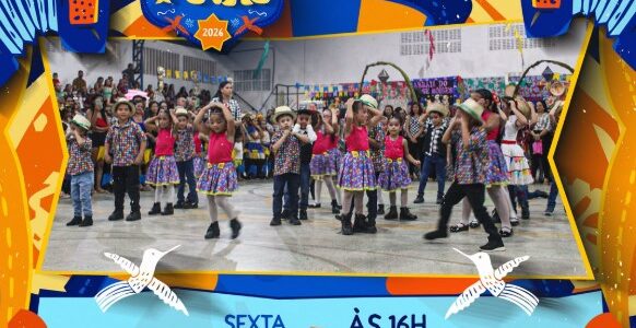 🌽🎶 O São João do Povão vem com muita alegria! 💙✨