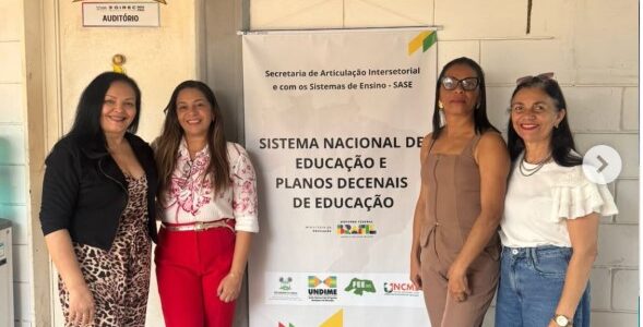 capacitação para elaboração do Plano Municipal de Educação,