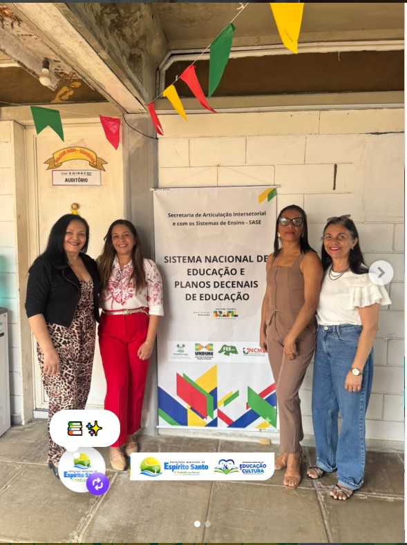 capacitação para elaboração do Plano Municipal de Educação,