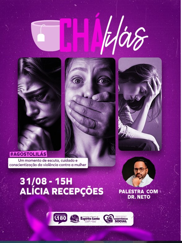 CHÁ LILÁS | Um momento de escuta, cuidado e conscientização