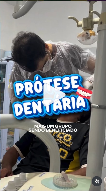 Mais um grupo de espírito-santenses beneficiados com próteses dentárias!