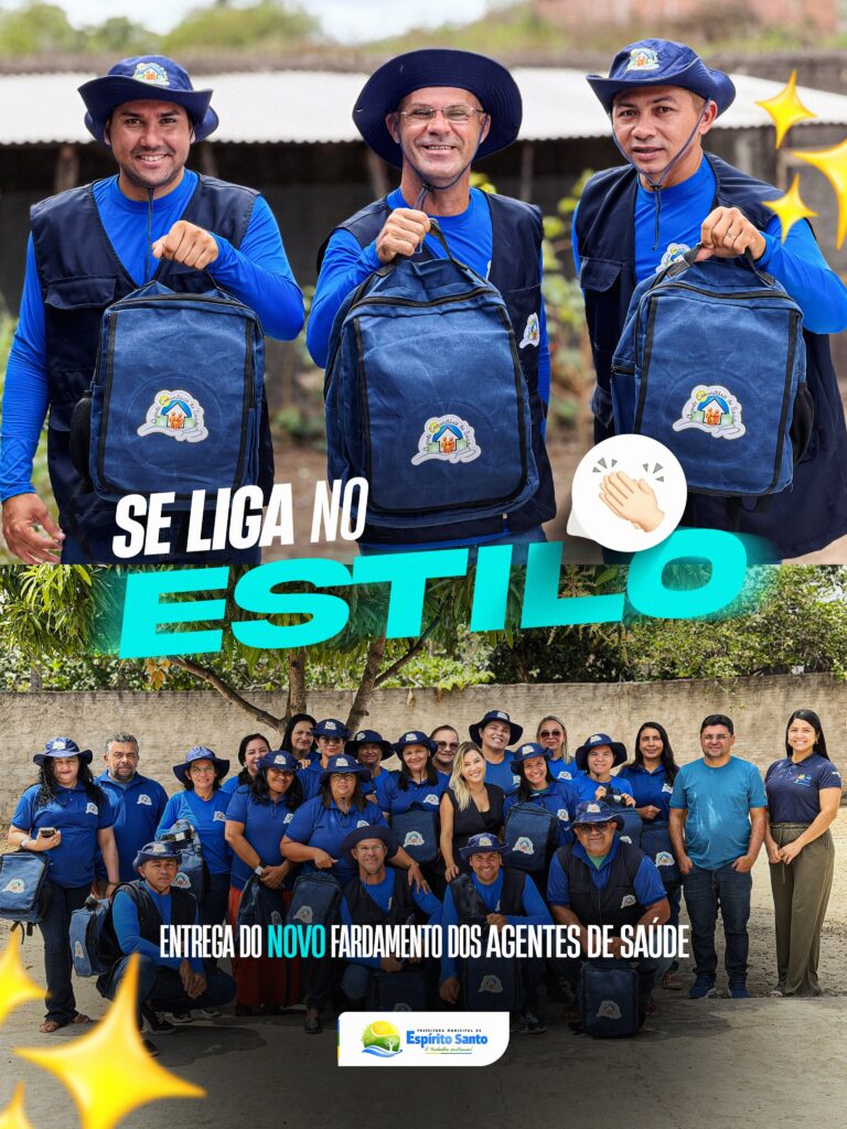 Novos fardamentos para os Agentes Comunitários de Saúde!
