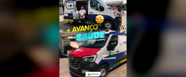 O nosso município recebeu uma nova ambulância O nosso município recebeu uma nova ambulância
