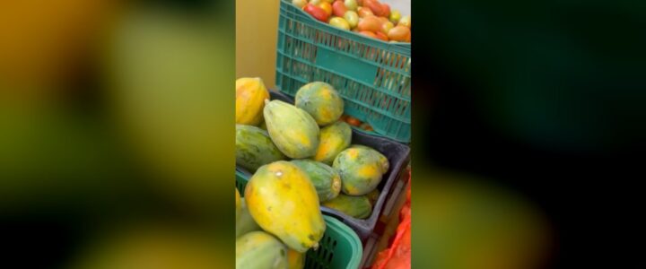 Recebendo nosso hortifruti pela Agricultura Familiar do nosso municio
