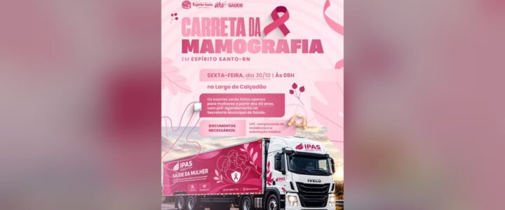Carreta da Mamografia em Espírito Santo! Carreta da Mamografia em Espírito Santo!