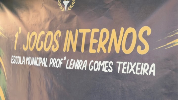 Demos início aos 1º Jogos Internos da Escola Municipal Professora Lenira Gomes