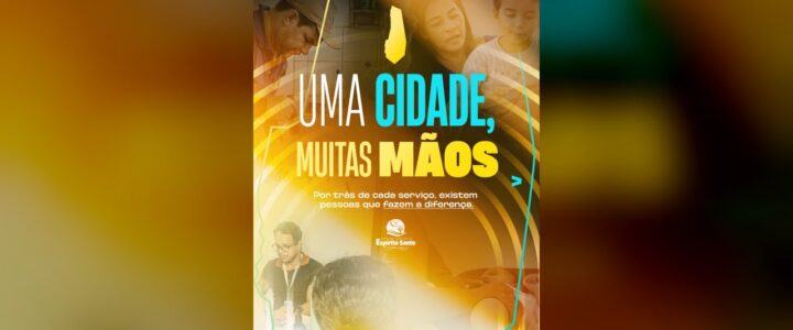 Uma cidade se constrói com muitas mãos, dedicação e compromisso!