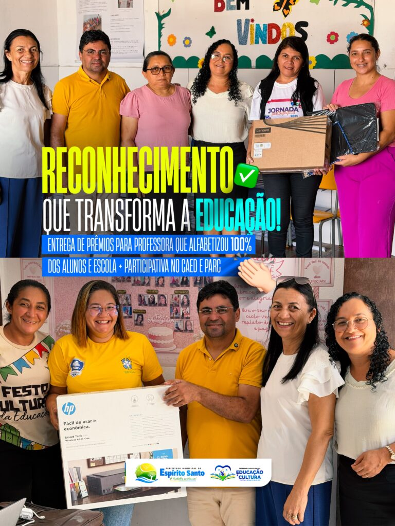 Reconhecimento que transforma a educação!