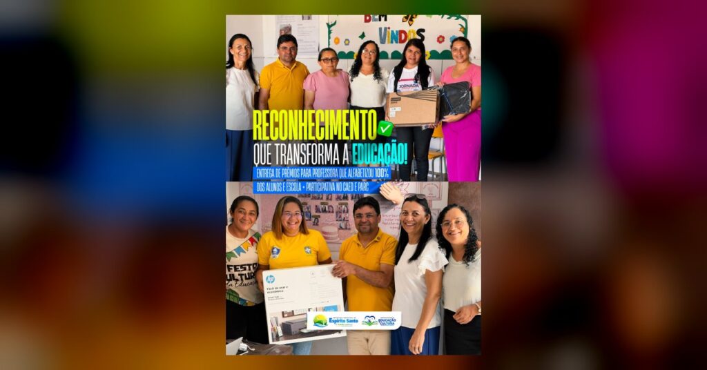 Reconhecimento que transforma a educação!